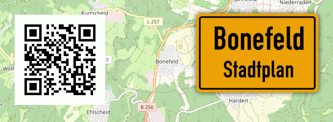 Stadtplan Bonefeld