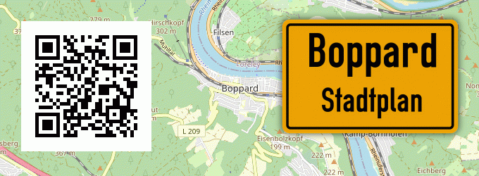 Stadtplan Boppard