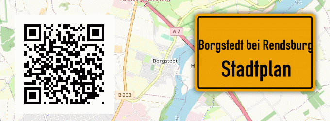 Stadtplan Borgstedt bei Rendsburg