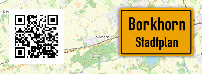 Stadtplan Borkhorn