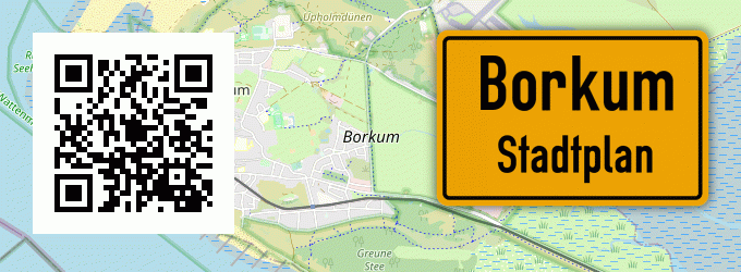 Stadtplan Borkum