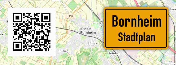 Stadtplan Bornheim