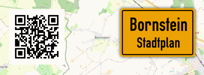 Stadtplan Bornstein