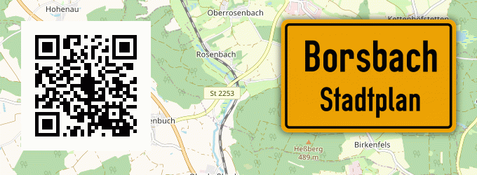 Stadtplan Borsbach