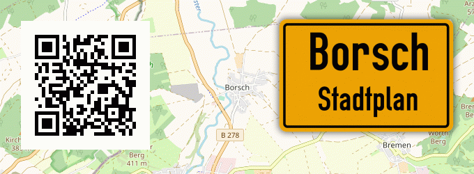 Stadtplan Borsch