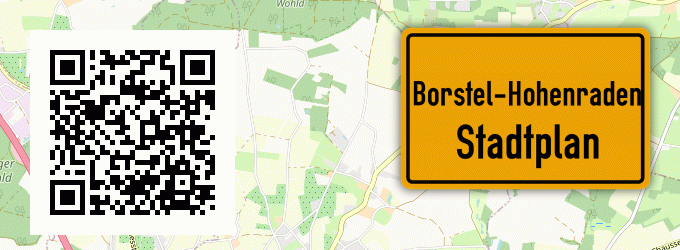 Stadtplan Borstel-Hohenraden