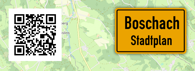 Stadtplan Boschach, Oberbayern