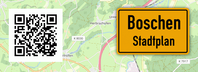 Stadtplan Boschen