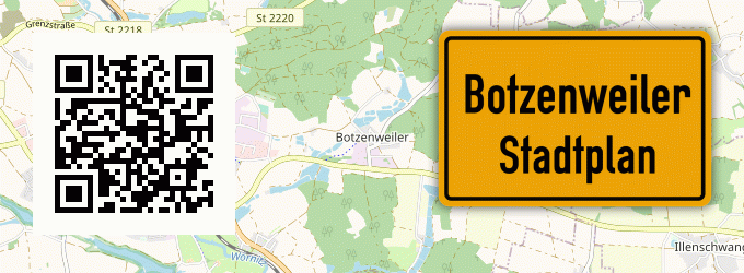 Stadtplan Botzenweiler