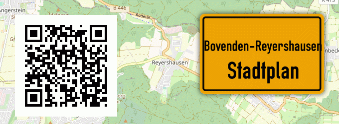 Stadtplan Bovenden-Reyershausen