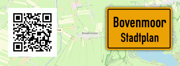Stadtplan Bovenmoor
