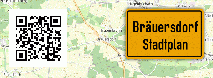 Stadtplan Bräuersdorf