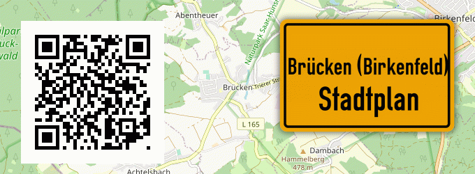 Stadtplan Brücken (Birkenfeld)