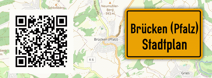 Stadtplan Brücken (Pfalz)