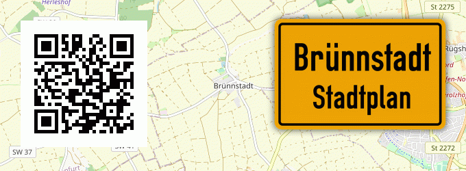 Stadtplan Brünnstadt