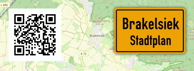 Stadtplan Brakelsiek