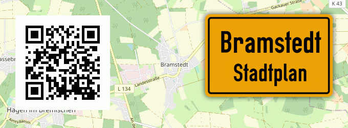 Stadtplan Bramstedt