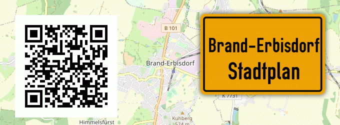 Stadtplan Brand-Erbisdorf