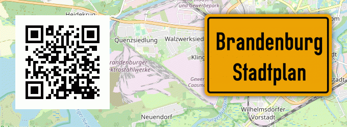 Stadtplan Brandenburg
