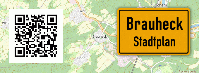 Stadtplan Brauheck