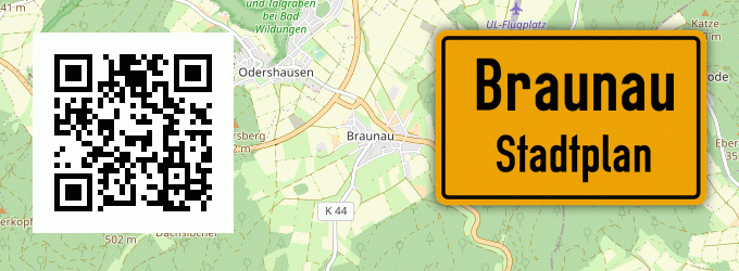 Stadtplan Braunau, Waldeck