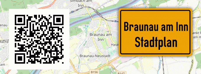 Stadtplan Braunau am Inn