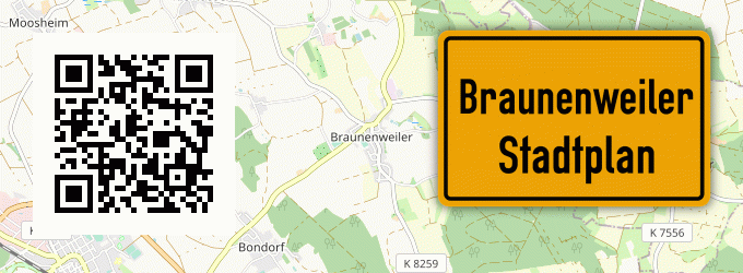 Stadtplan Braunenweiler