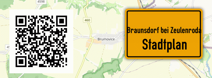 Stadtplan Braunsdorf bei Zeulenroda