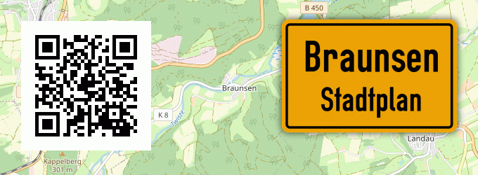 Stadtplan Braunsen