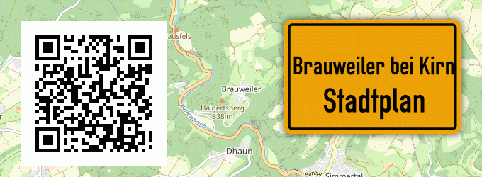Stadtplan Brauweiler bei Kirn