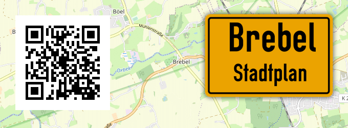 Stadtplan Brebel