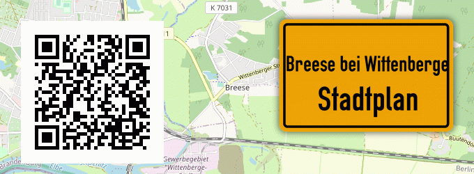 Stadtplan Breese bei Wittenberge, Prignitz
