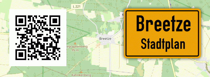 Stadtplan Breetze