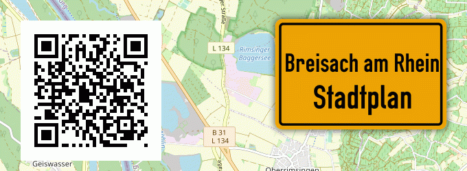 Stadtplan Breisach am Rhein