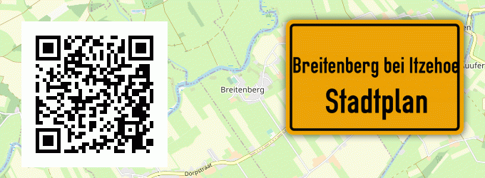 Stadtplan Breitenberg bei Itzehoe