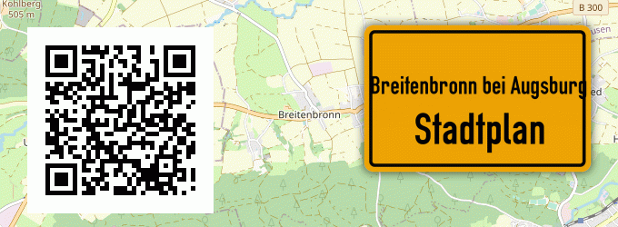 Stadtplan Breitenbronn bei Augsburg