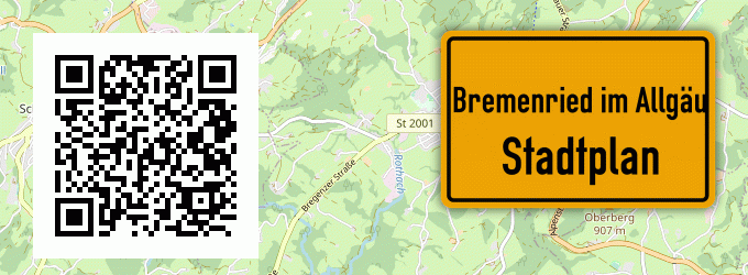 Stadtplan Bremenried im Allgäu