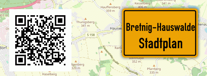 Stadtplan Bretnig-Hauswalde