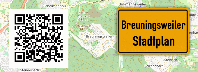 Stadtplan Breuningsweiler