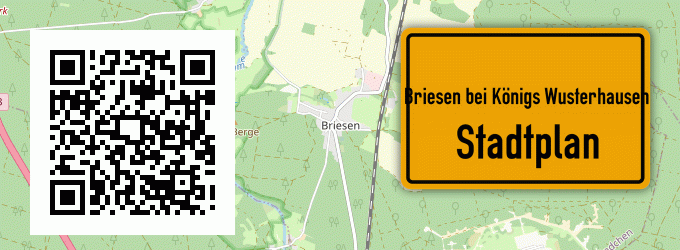 Stadtplan Briesen bei Königs Wusterhausen