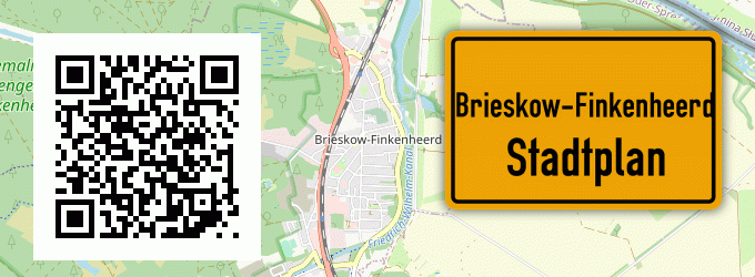 Stadtplan Brieskow-Finkenheerd