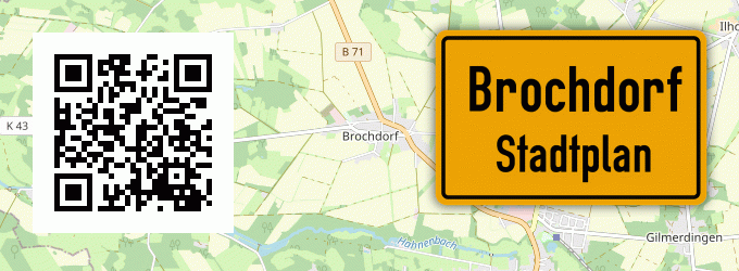 Stadtplan Brochdorf