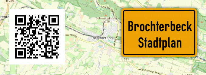 Stadtplan Brochterbeck