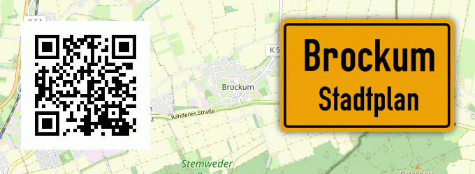 Stadtplan Brockum