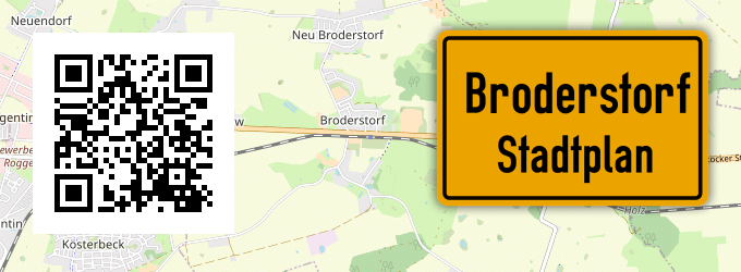 Stadtplan Broderstorf