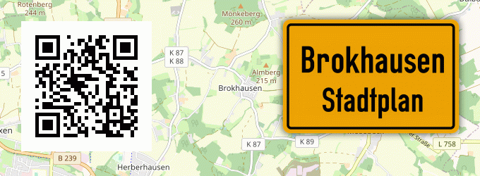 Stadtplan Brokhausen