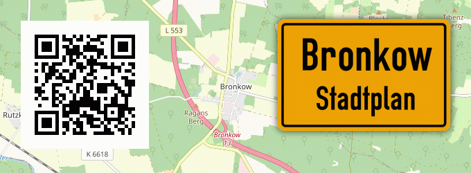 Stadtplan Bronkow