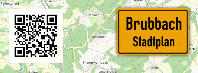 Stadtplan Brubbach