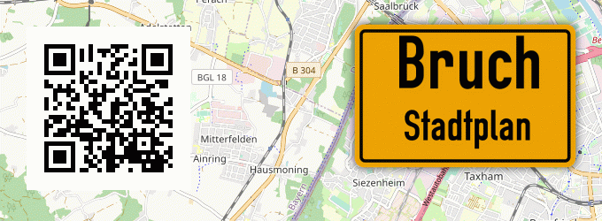 Stadtplan Bruch