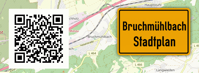 Stadtplan Bruchmühlbach